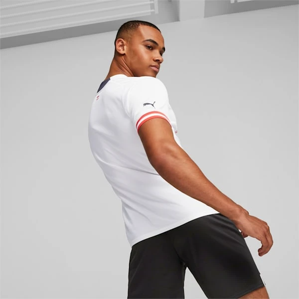 Austria Away '22/'23 Men's Replica Jersey Puma White-Puma Black 2 Austria Away '22/'23 Men's Replica Jersey Puma White-Puma Black - Image 2