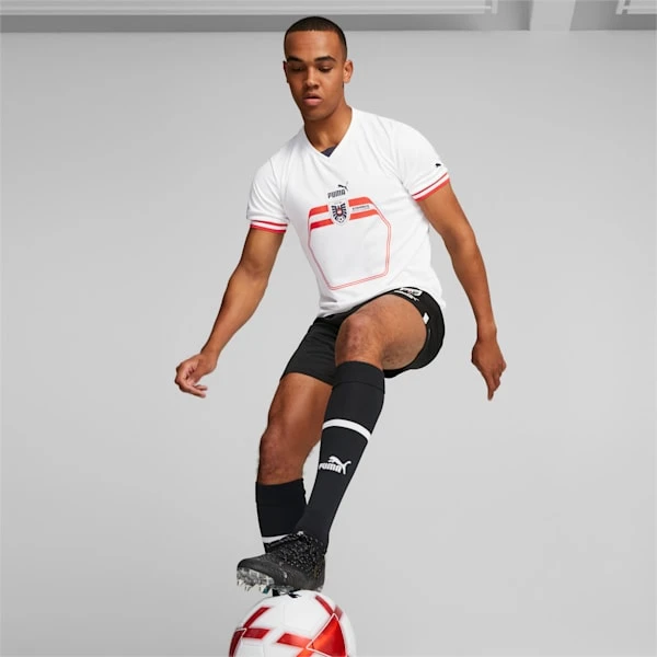 Austria Away '22/'23 Men's Replica Jersey Puma White-Puma Black 5 Austria Away '22/'23 Men's Replica Jersey Puma White-Puma Black - Image 5
