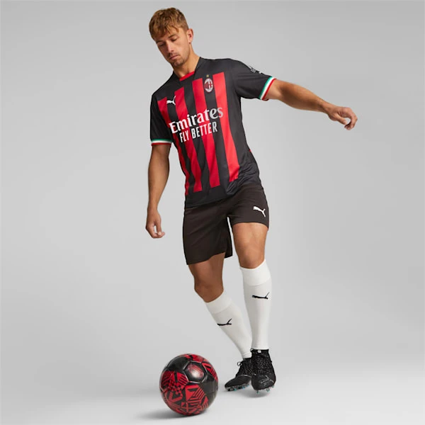 A.C. Milan Home 22/23 Replica Football Jersey Puma Black-Tango Red 5 A.C. Milan Home 22/23 Replica Football Jersey Puma Black-Tango Red - Image 5