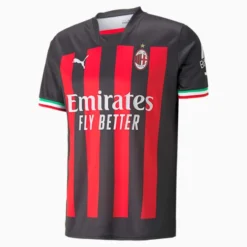 A.C. Milan Home 22/23 Replica Football Jersey Puma Black-Tango Red 11 A.C. Milan Home 22/23 Replica Football Jersey Puma Black-Tango Red -Puma Shop 23 Replica Football Jersey 5