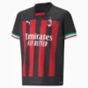 A.C. Milan Home 22/23 Replica Jersey Big Kids Puma Black-Tango Red