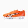 ULTRA Play FG/AG Men's Soccer Cleat Ultra Orange-PUMA White-Blue Glimmer