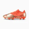 Puma Neymar Jr FUTURE 2.4 FG/AG Men's Soccer Cleats Fiery Coral-Gold