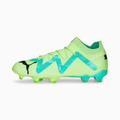 FUTURE ULTIMATE FG/AG Men's Soccer Cleats Fast Yellow-PUMA Black-Electric Peppermint