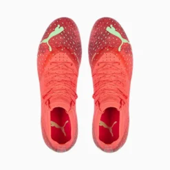 FUTURE 2.4 FG/AG Men's Soccer Cleats Fiery Coral-Fizzy Light-Puma Black-Salmon -Puma Shop AG Mens Soccer Cleats 35
