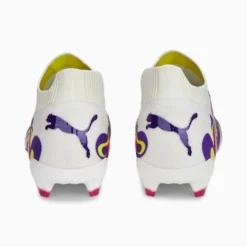 FUTURE ULTIMATE CREATIVITY FG/AG Soccer Cleat PUMA White-Team Violet-Fluro Yellow Pes -Puma Shop AG Soccer Cleat 2