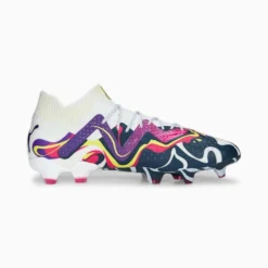 FUTURE ULTIMATE CREATIVITY FG/AG Soccer Cleat PUMA White-Team Violet-Fluro Yellow Pes -Puma Shop AG Soccer Cleat 4