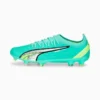 ULTRA ULTIMATE FG/AG Soccer Cleats Electric Peppermint-PUMA White-Fast Yellow