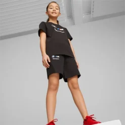 BMW M Motorsport Big Kids' Sweatshorts PUMA Black