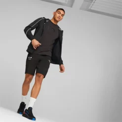 BMW M Motorsport Men's Hooded Sweat Jacket PUMA Black -Puma Shop BMW M Motorsport Mens Hooded Sweat Jacket 4