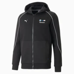 BMW M Motorsport Men's Hooded Sweat Jacket PUMA Black -Puma Shop BMW M Motorsport Mens Hooded Sweat Jacket 5