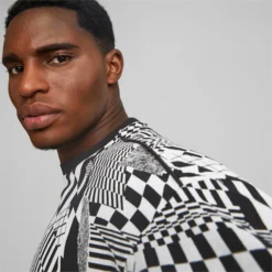 BMW M Motorsport Men's Statement Tee PUMA White-AOP