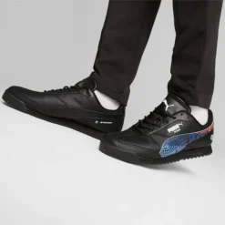 BMW M Motorsport Roma Via Motorsport Sneakers PUMA Black-Cool Cobalt -Puma Shop BMW M Motorsport Roma Via Motorsport Sneakers 2