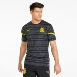 BVB Prematch Men's Jersey Puma Black-Cyber Yellow