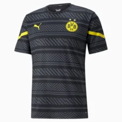 BVB Prematch Men's Jersey Puma Black-Cyber Yellow -Puma Shop BVB Prematch Mens Jersey 3