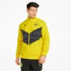 BVB Prematch Men's Soccer Jacket Cyber Yellow-Puma Black