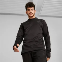 Borussia Dortmund Prematch Men's Sweatshirt PUMA Black