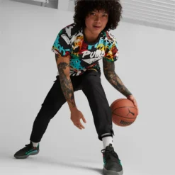 Breakdown Cargo Men's Basketball Pants PUMA Black -Puma Shop Breakdown Cargo Mens Basketball Pants 3