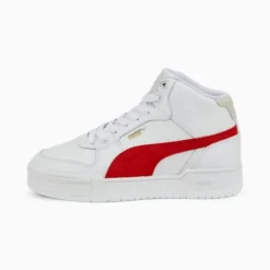 CA Pro Mid Heritage Sneakers Puma White-Burnt Red