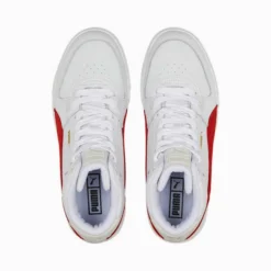 CA Pro Mid Heritage Sneakers Puma White-Burnt Red -Puma Shop CA Pro Mid Heritage Sneakers 5