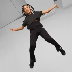 Classics Big Kids' Cropped Tee PUMA Black -Puma Shop Classics Big Kids Cropped Tee 2