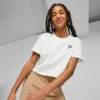 Classics Big Kids' Cropped Tee PUMA White
