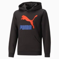 Classics Big Kids' Logo Hoodie PUMA Black -Puma Shop Classics Big Kids Logo Hoodie 4
