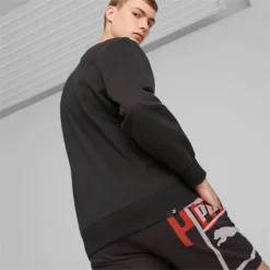 Classics GEN PUMA Crew Neck Men's Sweatshirt PUMA Black -Puma Shop Classics GEN PUMA Crew Neck Mens Sweatshirt 16