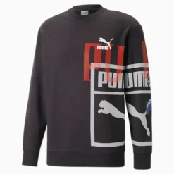 Classics GEN PUMA Crew Neck Men's Sweatshirt PUMA Black -Puma Shop Classics GEN PUMA Crew Neck Mens Sweatshirt 17