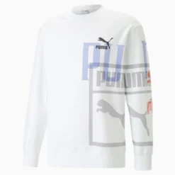 Classics GEN PUMA Crew Neck Men's Sweatshirt PUMA White -Puma Shop Classics GEN PUMA Crew Neck Mens Sweatshirt 5