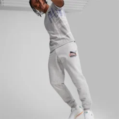 Classics GEN PUMA Men's Sweatpants Light Gray Heather