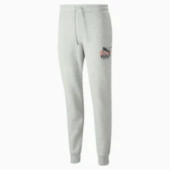 Classics GEN PUMA Men's Sweatpants Light Gray Heather -Puma Shop Classics GEN PUMA Mens Sweatpants 5