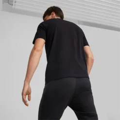 Classics Men's Logo Tee PUMA Black-mint -Puma Shop Classics Mens Logo Tee 15