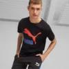 Classics Men's Logo Tee PUMA Black-Royal Sapphire