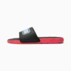 Cool Cat Alumni Men's Slides Puma Black-High Risk Red-Victoria Blue