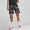 Courtside Booster Men's Basketball Shorts PUMA Black-Court AOP
