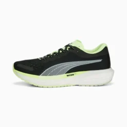 Deviate NITRO 2 Run 75 Running Shoes Men PUMA Black-Fast Yellow-Light Mint