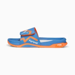 Dream Nitro Future Slides Blue Glimmer-Ultra Orange-PUMA White