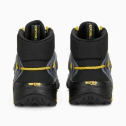 Explore NITRO Mid Men's Hiking Shoes Gray Tile-PUMA Black-Fresh Pear -Puma Shop Explore NITRO Mid Mens Hiking Shoes 2