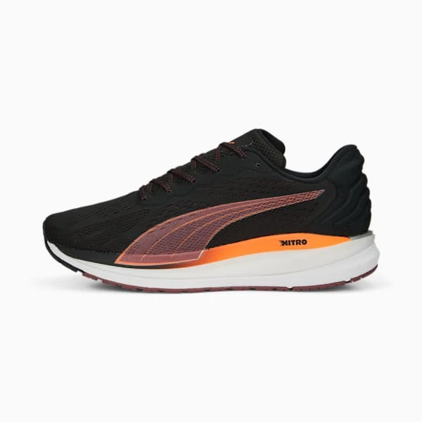 Magnify NITRO Surge Men's Running Shoes PUMA Black-Ultra Orange 1 Magnify NITRO Surge Men's Running Shoes PUMA Black-Ultra Orange