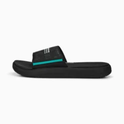 Mercedes-AMG PETRONAS Motorsport Softride Motorsport Slides PUMA Black-Spectra Green