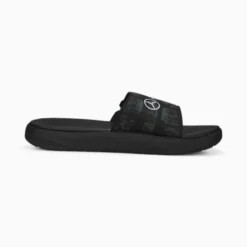 Mercedes-AMG PETRONAS Motorsport Softride Motorsport Slides PUMA Black-Spectra Green -Puma Shop Mercedes AMG PETRONAS Motorsport Softride Motorsport Slides 4