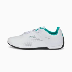 Mercedes F1 A3ROCAT Men's Motorsport Sneakers Puma White-Spectra Green