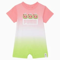 PUMA X COCOMELON One-Piece Infant's Romper  MELON PINK