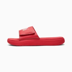 PUMA X TMC SoftRide Slides High Risk Red-Puma White