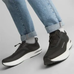 Puma Porsche Design NITRO Runner II Motorsport Shoes Men Jet Black-Asphalt -Puma Shop Porsche Design NITRO Runner II Motorsport Shoes Men 2