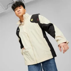 Puma Scuderia Ferrari Men's Statement Jacket Granola -Puma Shop Scuderia Ferrari Mens Statement Jacket 3