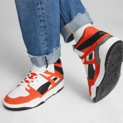 Slipstream Hi Heritage Sneakers PUMA White-Warm Earth-PUMA Black -Puma Shop Slipstream Hi Heritage Sneakers 3