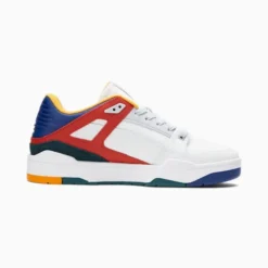 Slipstream New Heritage Sneakers Puma White-Platinum Gray-Burnt Red -Puma Shop Slipstream New Heritage Sneakers 4