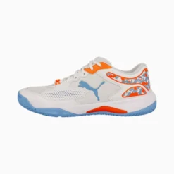 Solarcourt RCT Padel Shoes PUMA White-PUMA Black-Team Light Blue -Puma Shop Solarcourt RCT Padel Shoes 13